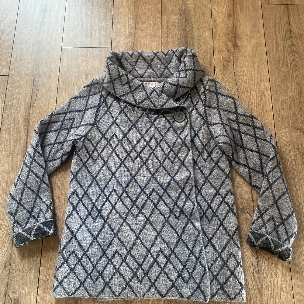 Christian Siriano Big Button Cardigan
